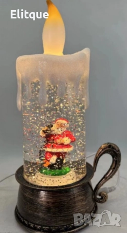 Магическа коледна свещ - декорация, снимка 2 - Други стоки за дома - 52787139