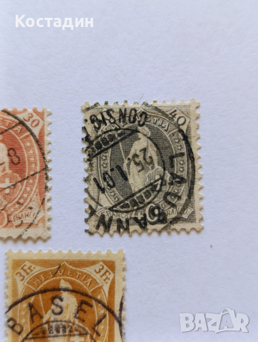 Пощенски марки Швейцария , снимка 5 - Филателия - 53203288