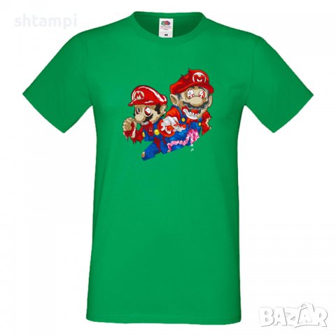 Мъжка тениска Mario Zombie 2 Игра,Изненада,Подарък,Празник,Повод, снимка 14 - Тениски - 37237436