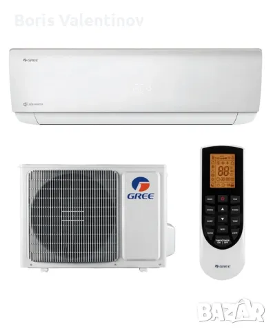 С Включен монтаж!!AC Gree Bora A4 Silver Inverter 12000 BTU Wi-FI/ Inverter, снимка 2 - Климатици - 49485579