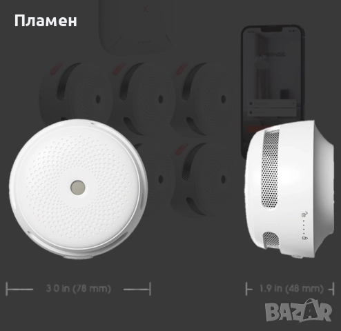 X Sense FS61 Link Plus Pro Smoke Alarm Set, снимка 8 - Друга електроника - 52026020