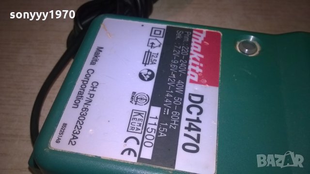 SOLD-ПОРЪЧАНО-makita dc1470 battery charger-внос швеицария, снимка 10 - Винтоверти - 26496498