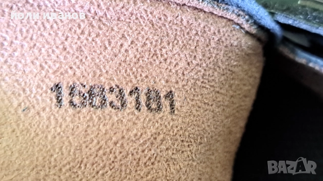 Кожени високи обувки с три велкро лепенки за широк крак,нови 48 номер, снимка 11 - Маратонки - 52243891