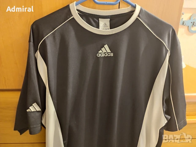 Оригинална мъжка тениска Adidas Climalite Размер L, снимка 5 - Тениски - 50668898