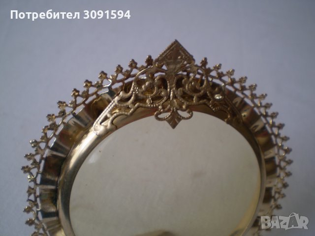 Кръгла Настолна рамка за снимка европеиски стил , снимка 4 - Антикварни и старинни предмети - 38306748