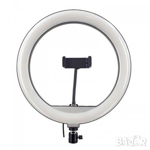 Селфи LED Ринг-лампа RGB (12 инча) 15 Цвята+Бяло с трипод 210 сантиметра, снимка 6 - Лед осветление - 32954027