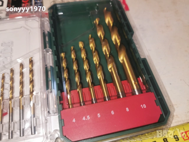 СВРЕДЛА-КОМПЛЕКТ ОТ СТОМАНА И ТИТАН 1902261821, снимка 3 - Други инструменти - 53539329