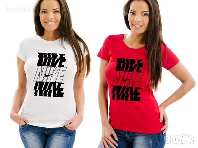  Дамска тениска Nike принт Нови 5 модела, снимка 3 - Тениски - 33421144