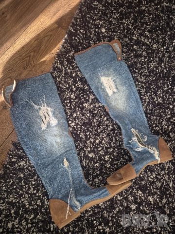 Alessa летни ботуши деним, снимка 5 - Дамски ботуши - 52519268