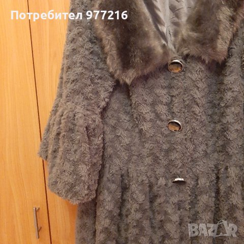 Дамско ефектно палтенце, снимка 1 - Якета - 43463533