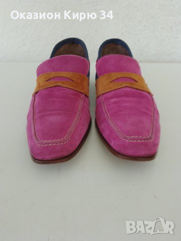 Мъжки велурени обувки испански , снимка 2 - Мокасини - 43088898