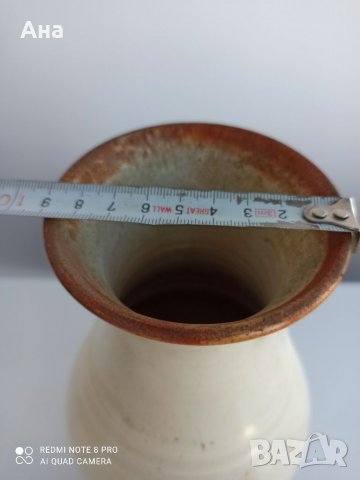 Керамична ваза  състояние Видно от снимките, снимка 3 - Други ценни предмети - 32507634