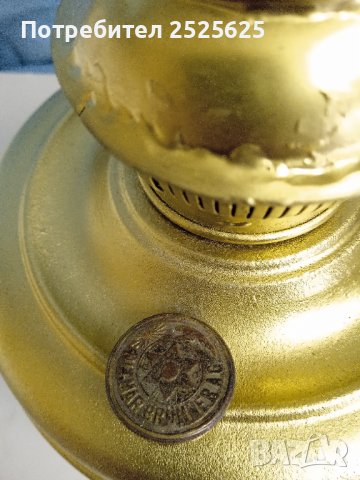 Старинна настолна газена лампа "Ditmar Brunner AG", снимка 3 - Настолни лампи - 43165760