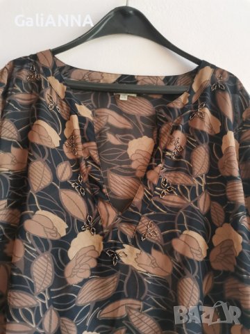 ЕФИРНА И СТИЛНА ТУНИКА ТЮЛ РАЗМЕР 2XL, снимка 5 - Туники - 37690714