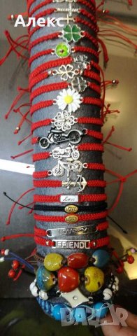 Гривни ръчна изработка. Изплетени с техника макраме, снимка 3 - Ръчно изработени сувенири - 32293725