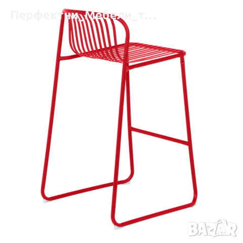 Метален бар стол различни цветове за външен бар,за градинско заведение,стол за басейн/плаж, снимка 6 - Градински мебели, декорация  - 50024429