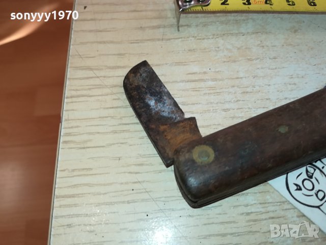 СТАРА НОЖКА-РЕЛИКВА АНТИКА 2612231455, снимка 12 - Антикварни и старинни предмети - 43552035