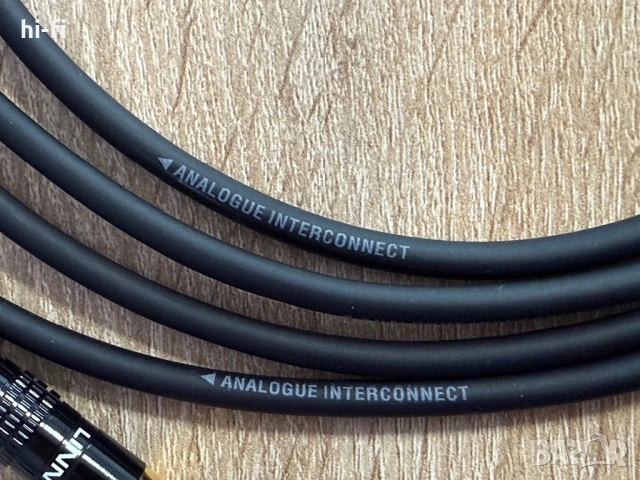 Linn Black Analogue Interconnect Cable / Аудио кабели, снимка 9 - Ресийвъри, усилватели, смесителни пултове - 53454251