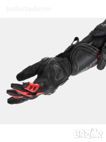 Кожени мото ръкавици SHIMA RS-3 RED ,всички протектори,вентилация, снимка 3 - Аксесоари и консумативи - 51209187