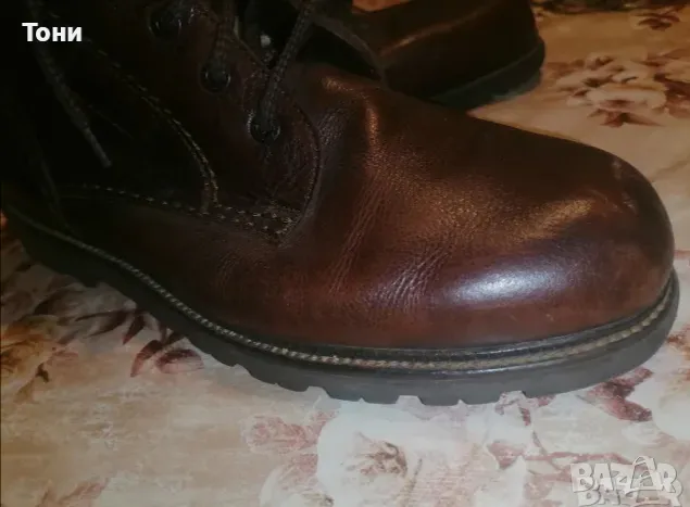 Нови Мъжки Зимни Боти Изцяло от Естествена Кожа 43 , снимка 13 - Мъжки боти - 49053418