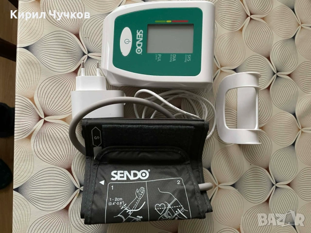 Продавам апарат за кръвно налягане SENDO, снимка 3 - Уреди за диагностика - 53123630