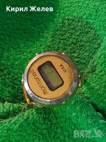 MONTANA ® USA Стар КОЛЕКЦИОНЕРСКИ АМЕРИКАНСКИ ЕЛЕКТРОНЕН ЧАСОВНИК ПРЪСТЕН РЕГУЛИРУЕМ РЯДЪК 76621, снимка 14 - Антикварни и старинни предмети - 47163335