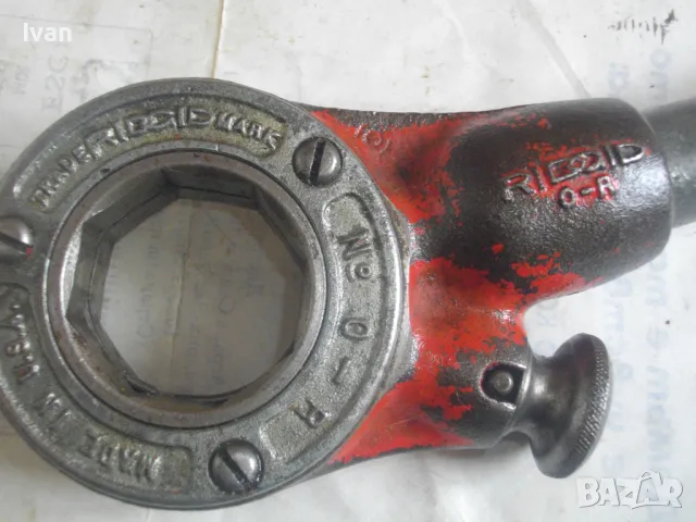 2" Цола RIDGID Made in USA Тресчотъчна Водопроводна Плашка Винтонарезка Винторезка за резби тръби , снимка 4 - Други инструменти - 47318619