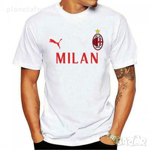 Фен тениска на AC MILAN Шампионска Лига!Футболна тениска на Милан с име и номер!Champions League!, снимка 3 - Фен артикули - 32618227