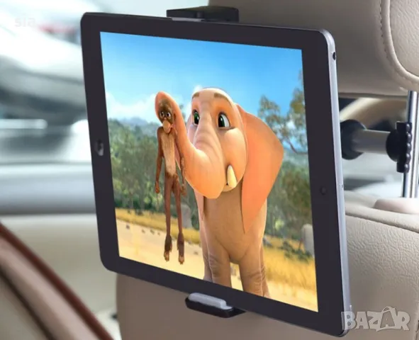 Поставка за таблет или телефон за подглавник, Сгъваема стойка за мобилен телефон, за облегалка