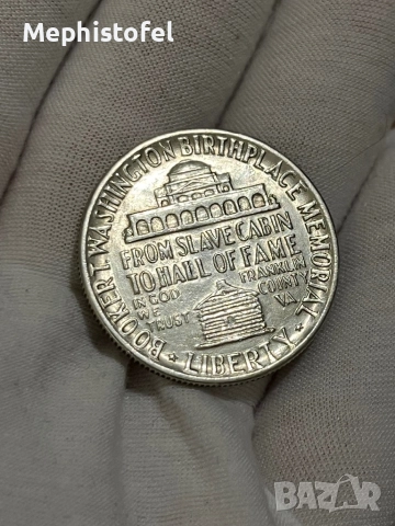 1/2 долар (Half Dollar) 1946 г, САЩ - сребърна монета, снимка 2 - Нумизматика и бонистика - 52793313