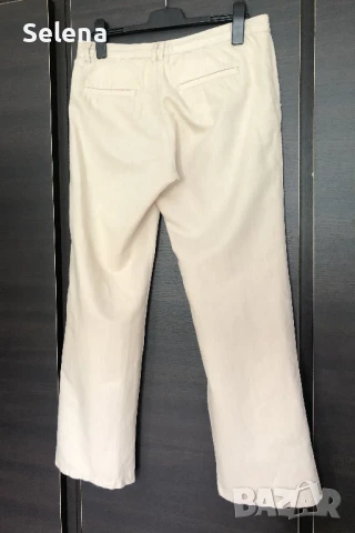 Дамски бежов панталон Н&M, снимка 3 - Панталони - 50485459