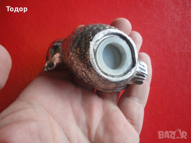 Невероятна бронзова солница пиперница врабче 2, снимка 4 - Други - 43523685