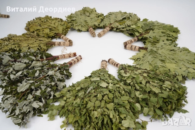Метлички за сауна дъб/бреза. Веники для бани дуб/берёза., снимка 2 - Други стоки за дома - 52229107