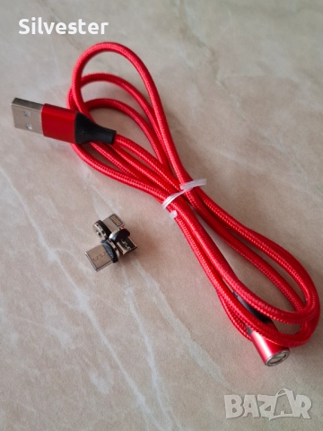 USB магнитни кабели за зареждане на телефон, 1 и 3м., снимка 9 - USB кабели - 47207940