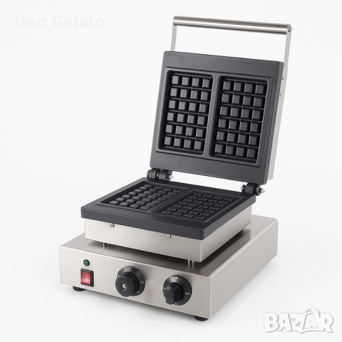 Професионален гофретник за белгийски гофрети с класическа форма, снимка 6 - Обзавеждане за заведение - 52509073