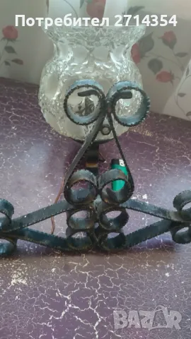 Старинен абажур , снимка 6 - Антикварни и старинни предмети - 49401690