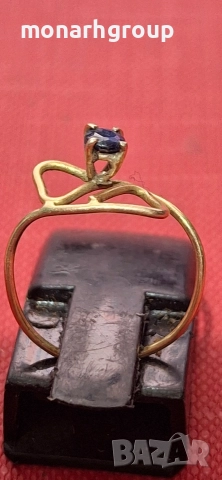 Златен пръстен 18 к, снимка 5 - Пръстени - 52787992