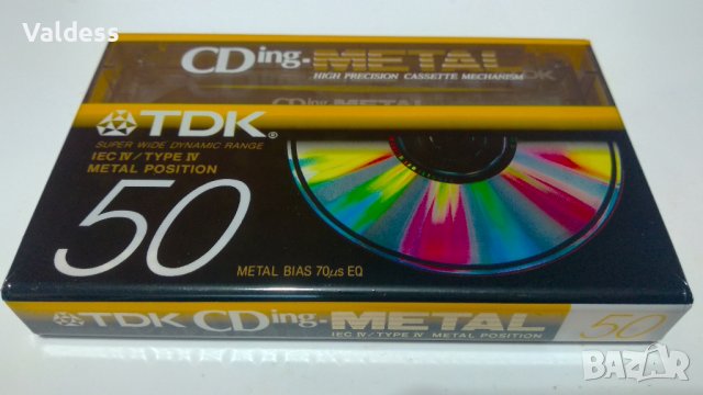 Аудио касети метал тип Metal type IV Sony TDK