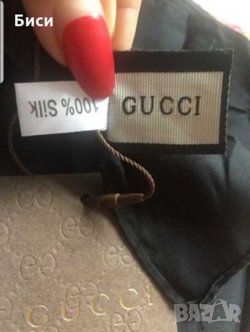 Gucci/Гучи-шал,коприна , снимка 2 - Шалове - 28208274