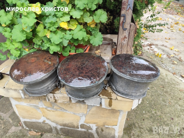 Бакърени менци , снимка 2 - Антикварни и старинни предмети - 52186111