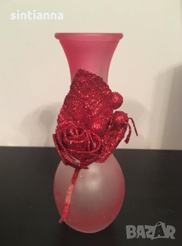 Стъклени вази, нови в кутия, снимка 5 - Вази - 27384009