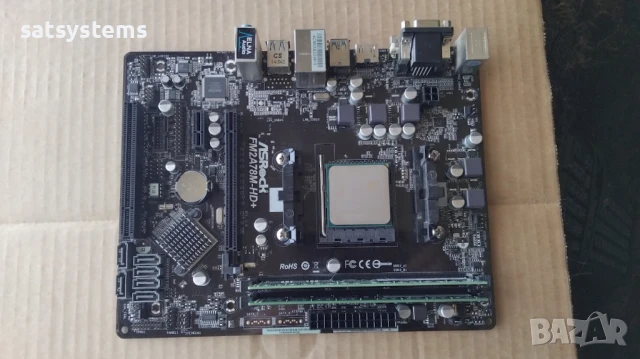 Дънна платка ASRock FM2A78M-HD+ R2.0 Socket FM2/FM2+ CPU+FAN+RAM, снимка 8 - Дънни платки - 51393697