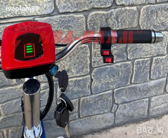  Електрическа триколка MPM-303C,48V/750W+КРАЧНА СПИРАЧКА+Голяма удобна седалка с облегалка-2025г, снимка 8 - Мотоциклети и мототехника - 37041506