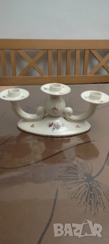 Порцеланов свещник Alka Bavaria Meissen, снимка 2 - Декорация за дома - 50941640