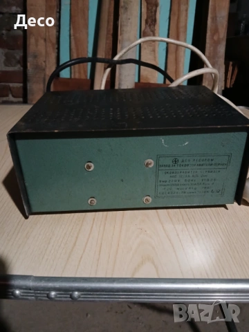 Стар български токоизправител Респром 12v., снимка 3 - Други ценни предмети - 53581289