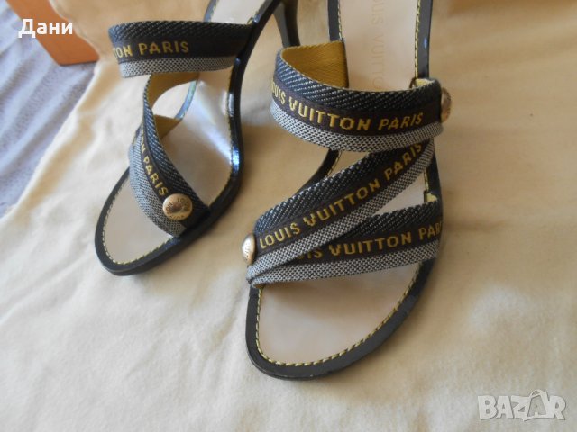 Дамски обувки сандали Louis Vuitton  W/ Logo, снимка 10 - Дамски елегантни обувки - 26841691