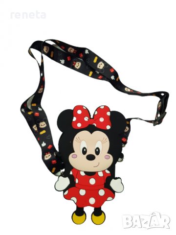 Чанта Mickey & Minnie , Мини Маус, Силиконова, 16х10 см., снимка 1 - Раници - 37574746