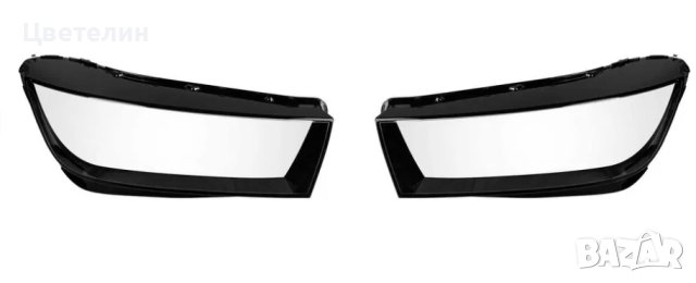 Комплект Стъкла за фар фарове Audi Q5 2018 - 2020 ляво и дясно stykla