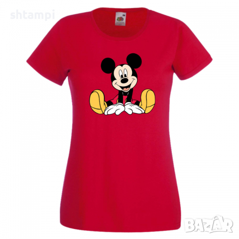 Дамска тениска Mickey Mouse 11 Мини Маус,Микки Маус.Подарък,Изненада,, снимка 8 - Тениски - 36528647
