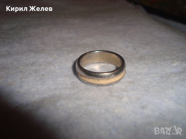 СТОМАНЕН с ЕМАЙЛ-ПАСТА ХЕНД-МЕЙД АРТ ПРЪСТЕН ТИП ХАЛКА НЕРЪЖДАЕМА БЛАГОРОДНА СТОМАНА 27593, снимка 6 - Пръстени - 37510267